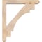 Ekena Millwork Merced Craftsman Smooth Bracket w/ Offset Brace, Douglas Fir, 5 1/2"W x 34"D x 38"H BKT0604X34X38MRC04SDF - alternate 2